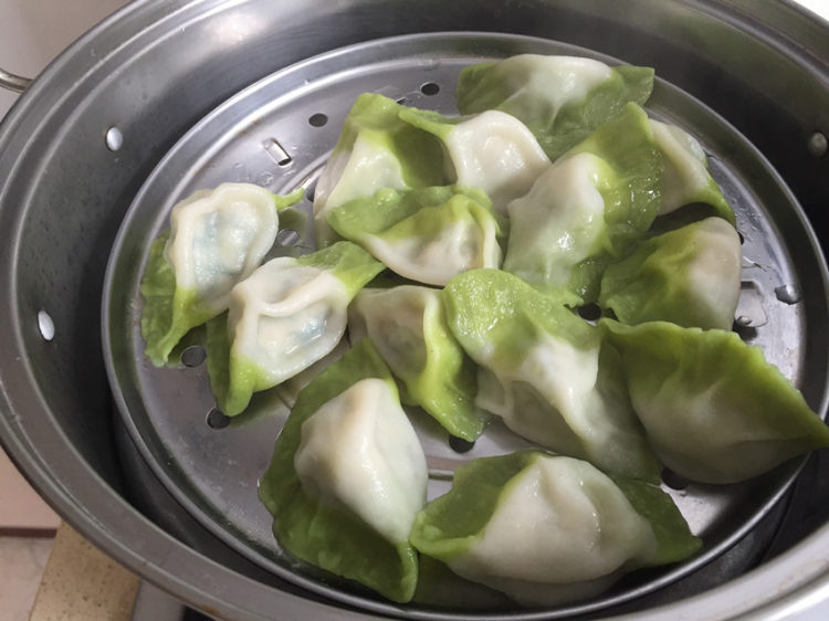 翡翠白菜豆腐肉末水饺步骤22
