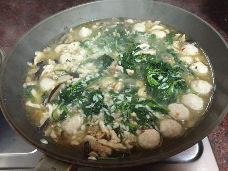 龙葵菜脯粥步骤19