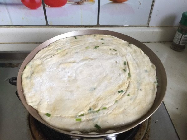 鸡油葱香手撕饼步骤14