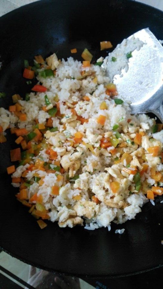 金银炒饭步骤9