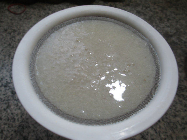 香蕉黏玉米汁步骤9