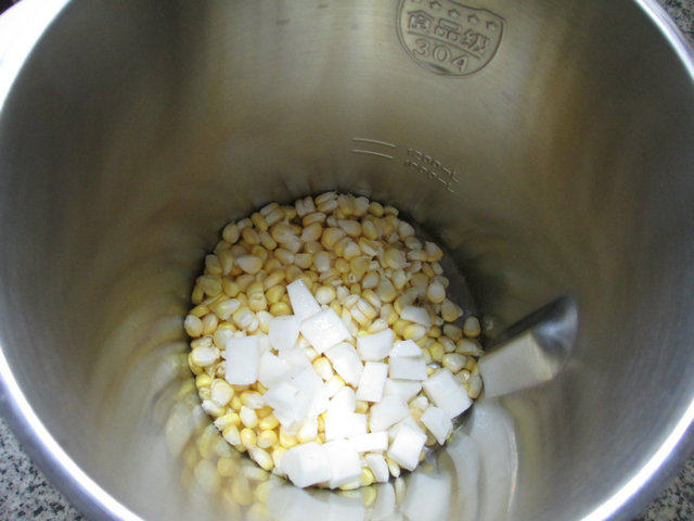 山药玉米汁步骤4