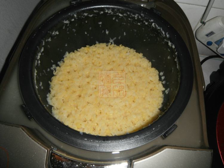 奶香绿豆糕步骤8