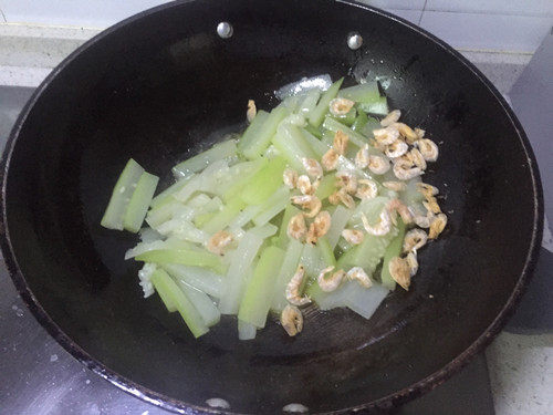 虾干夜开花步骤6