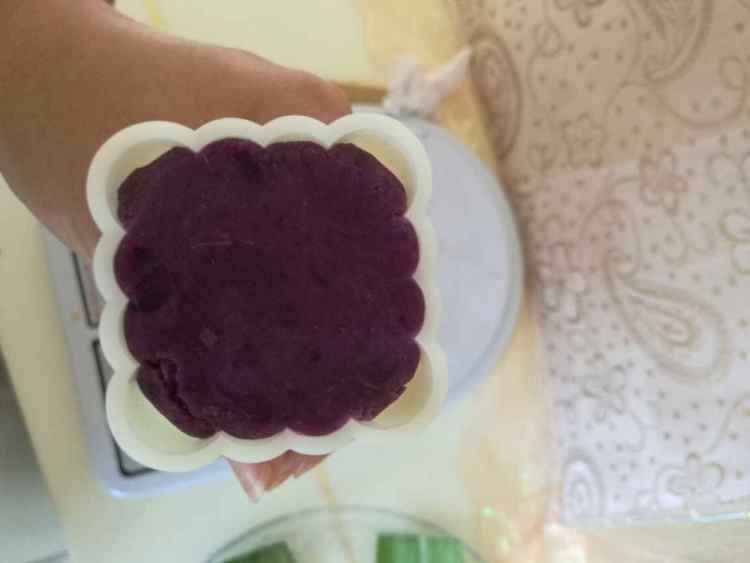 紫薯山药枣泥糕步骤5