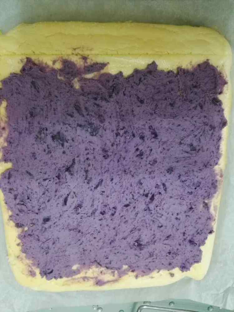 烫面紫薯蛋糕卷步骤6