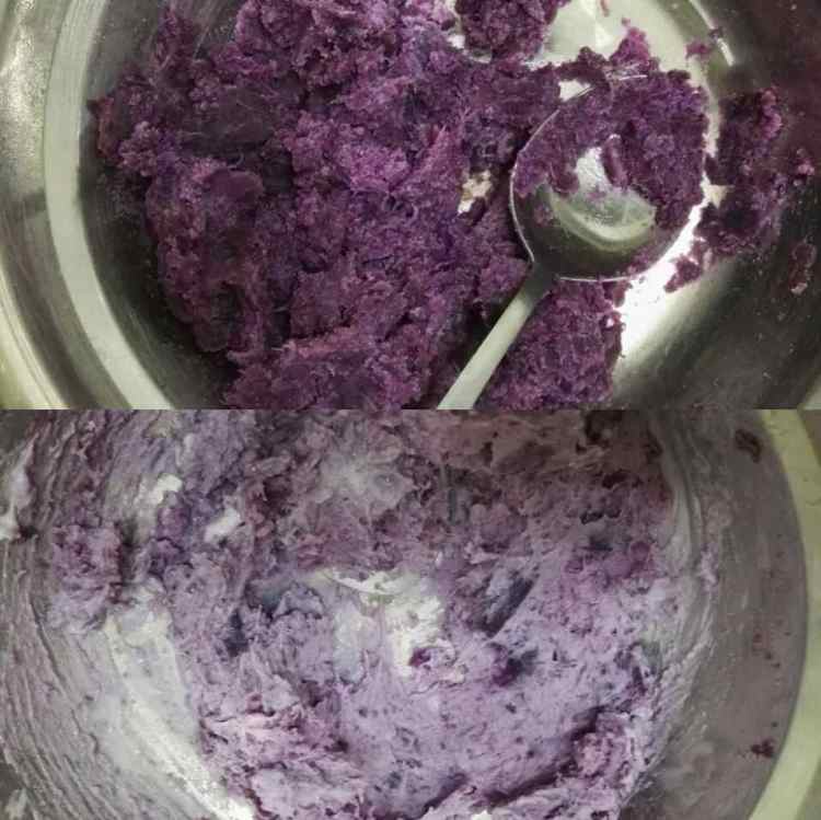 烫面紫薯蛋糕卷步骤5