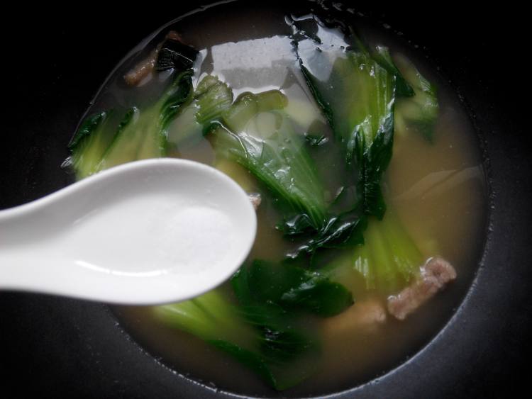 滑肉汤步骤6