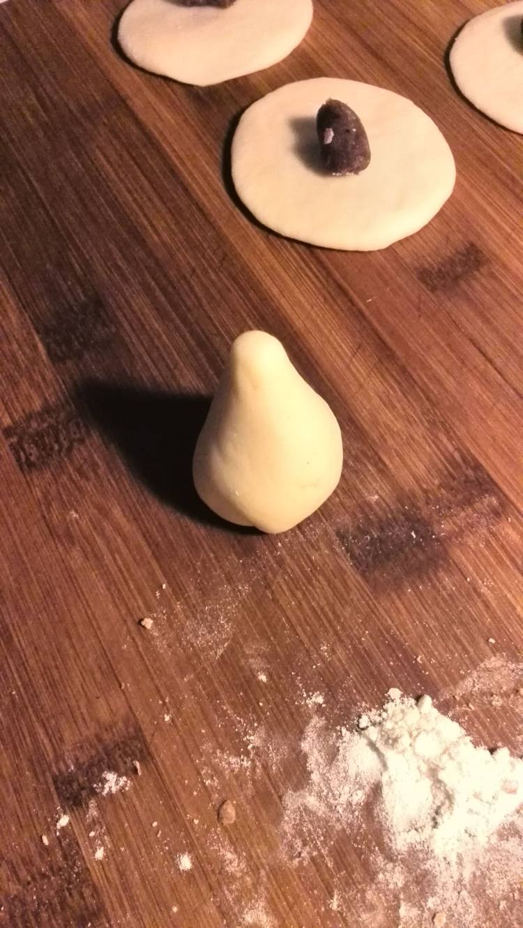 豆沙寿桃包步骤15