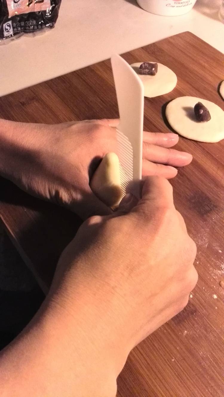 豆沙寿桃包步骤16