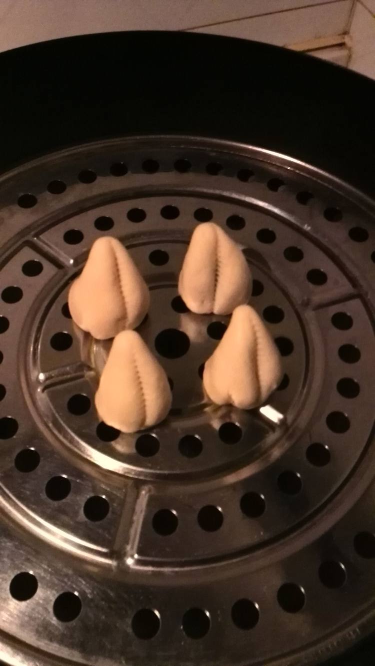 豆沙寿桃包步骤18