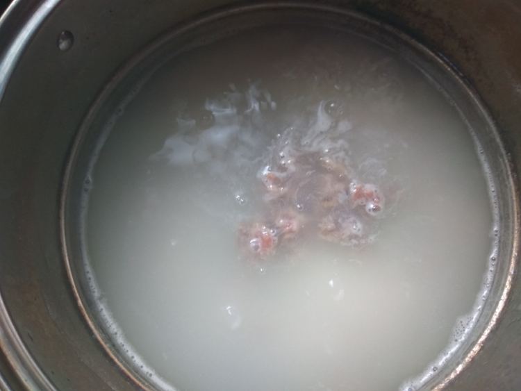 皮蛋瘦肉粥#多效护理步骤5