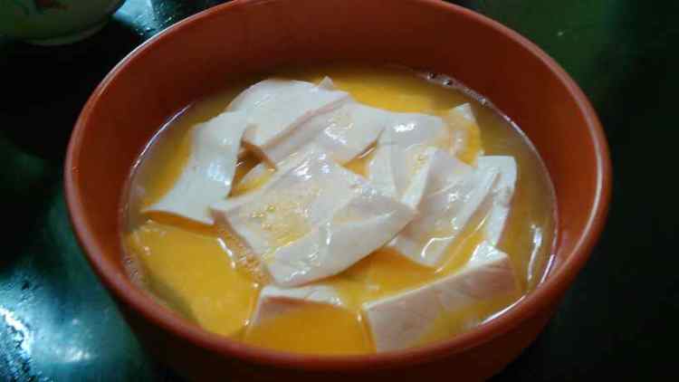 豆腐蒸蛋步骤4