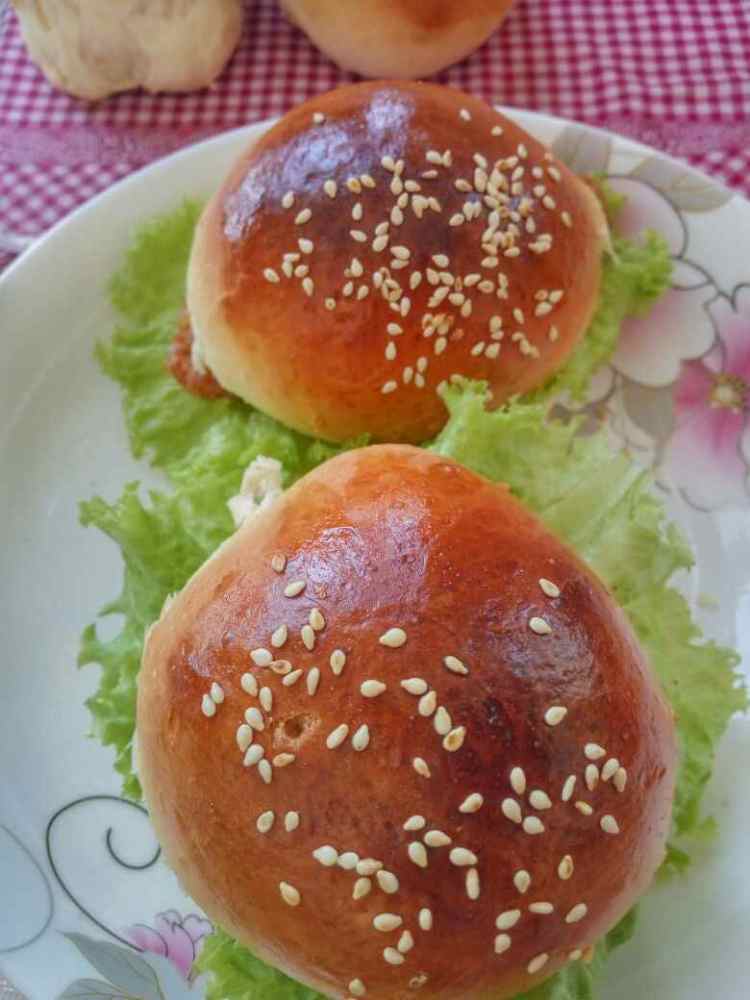 鸡肉汉堡包步骤12