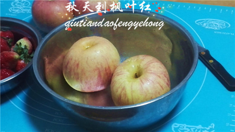 无糖苹果酱步骤1