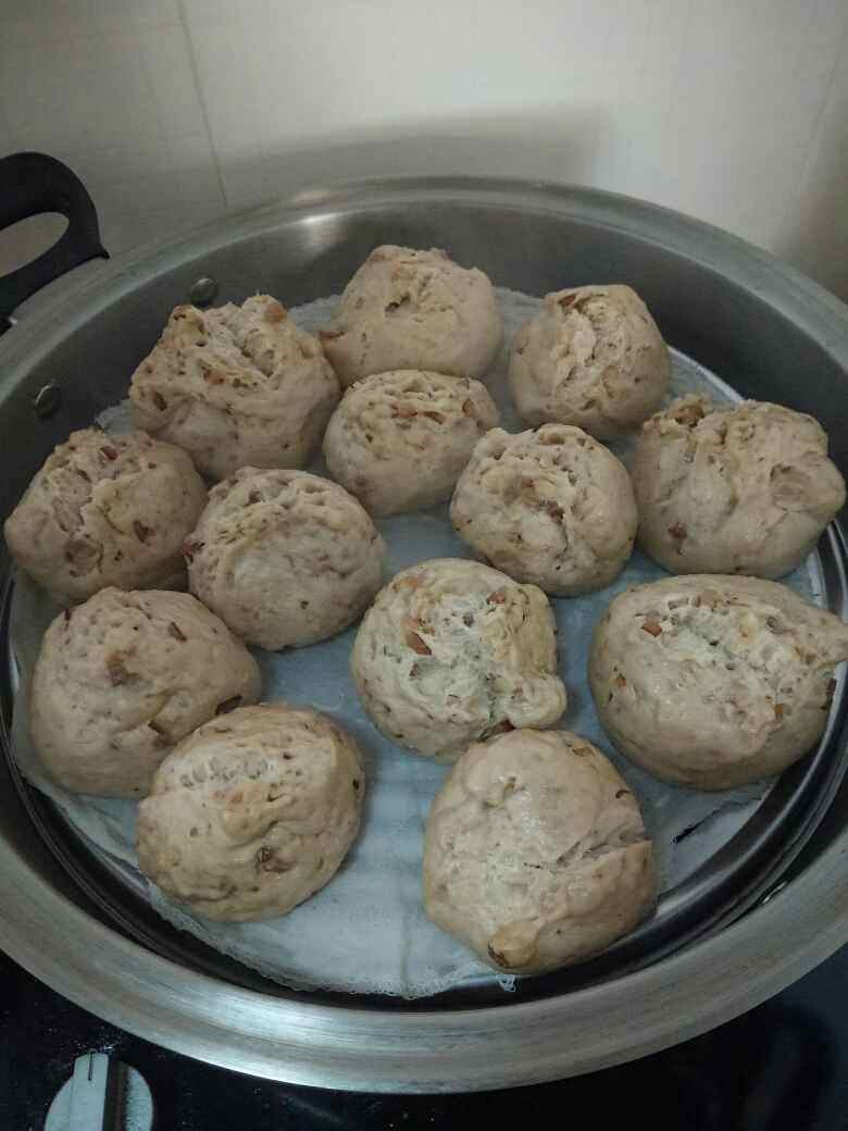 红枣核桃开花馒头步骤13