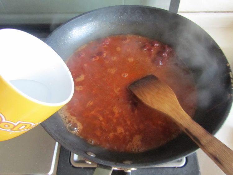 甜辣鲜虾豆腐步骤6