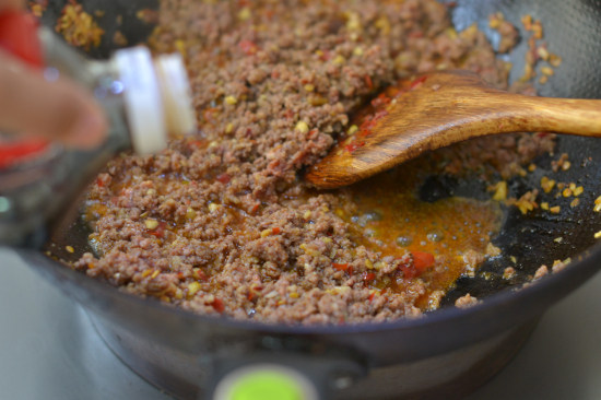 尖椒牛肉末步骤8