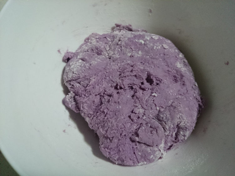 手工紫薯馒头步骤6