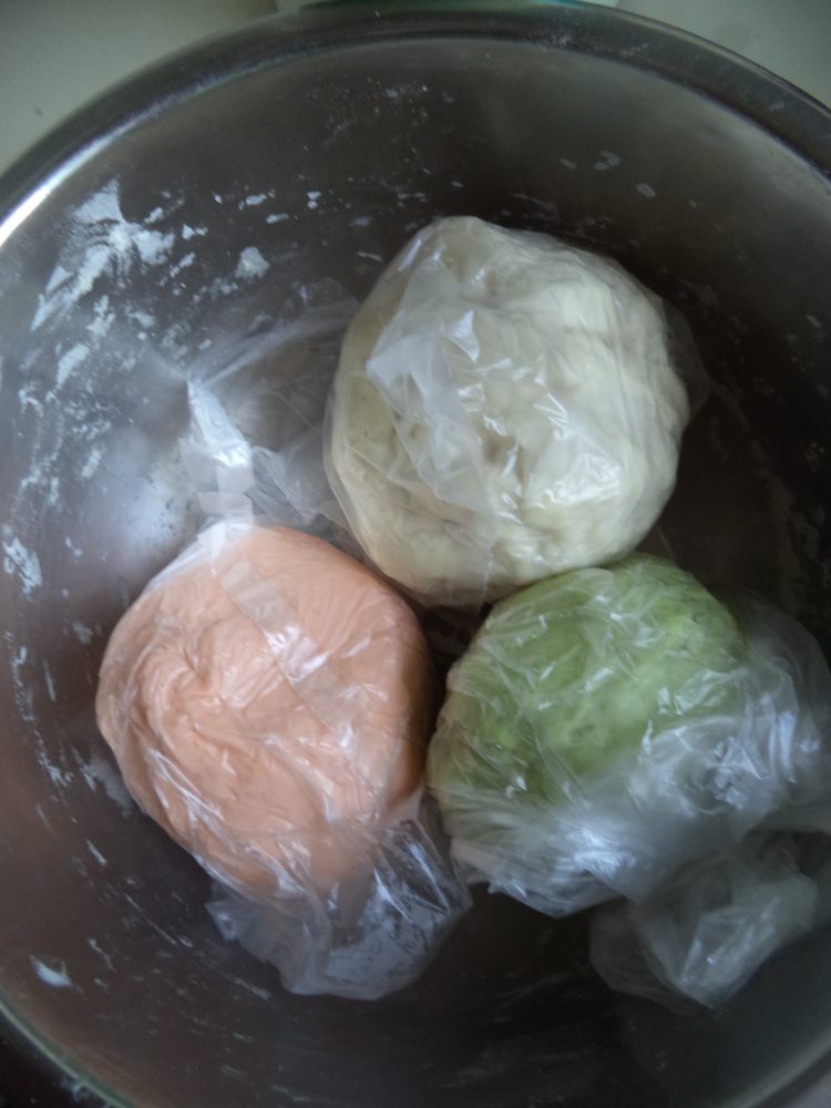 彩色烫面蒸饺步骤7