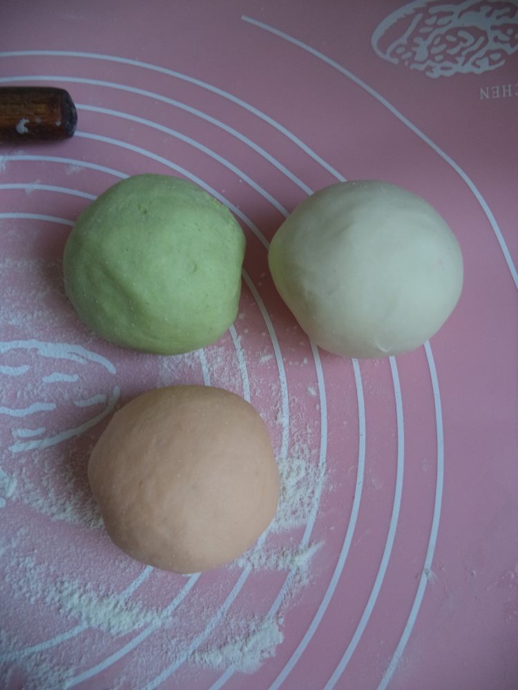 彩色烫面蒸饺步骤12