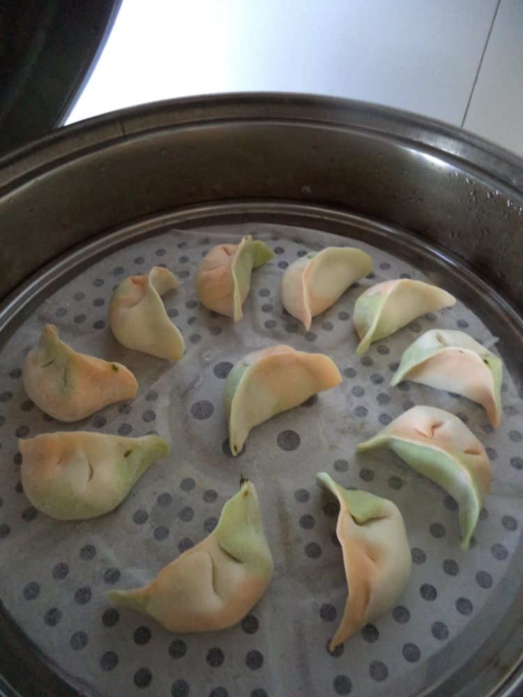 彩色烫面蒸饺步骤21