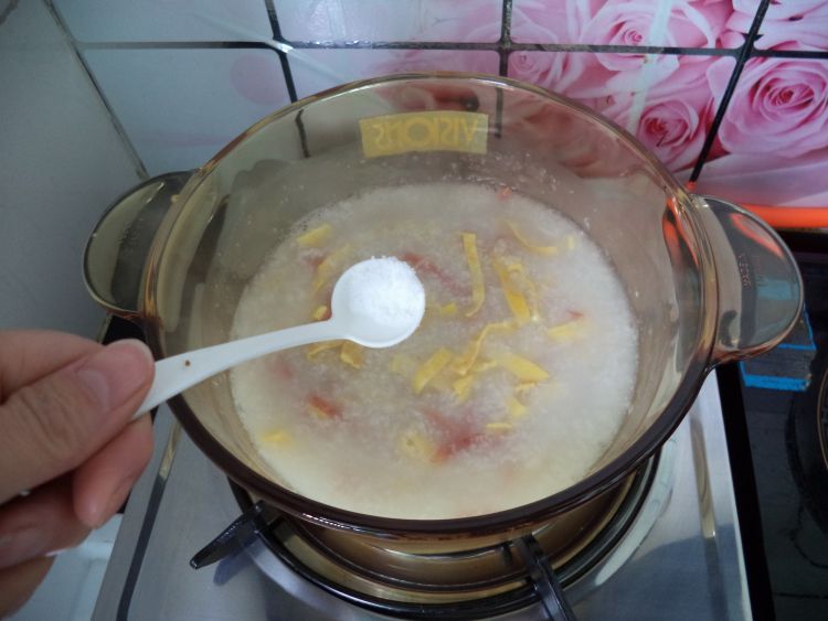 火腿蛋丝粥步骤8