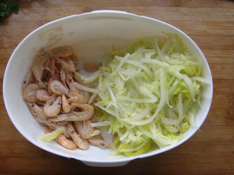白菜拌虾步骤8