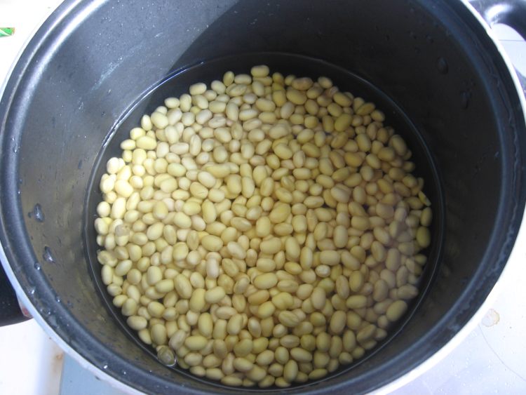 蚝油黄豆步骤2