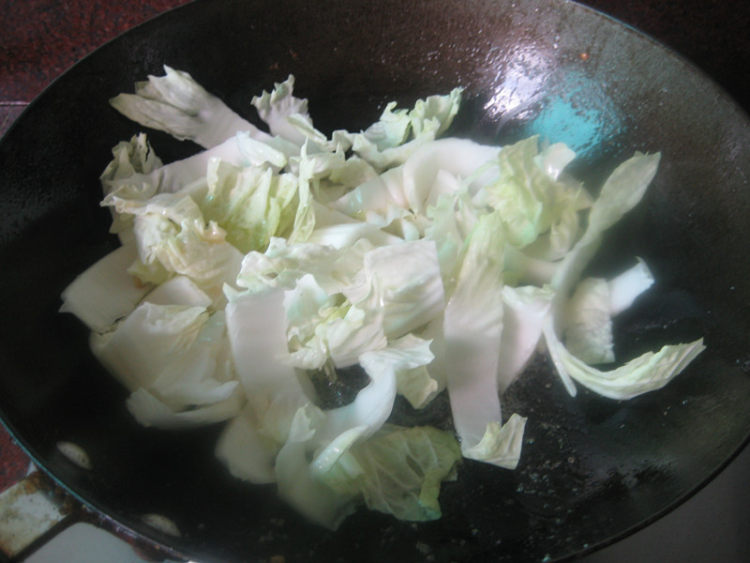 白菜虾仁步骤8