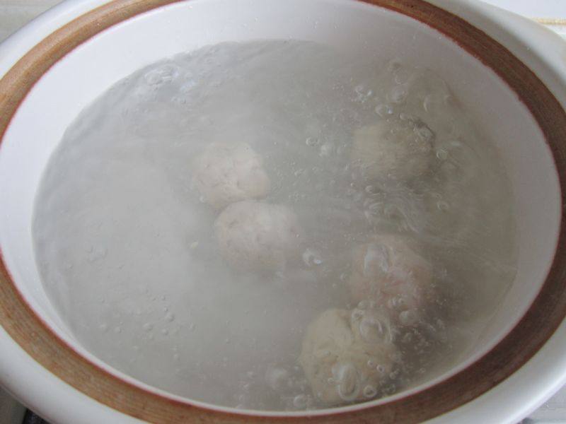 砂锅鸡肉丸步骤5