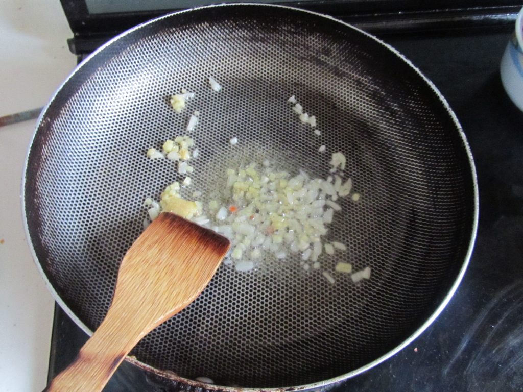 彩椒鸡丁红豆饭步骤6