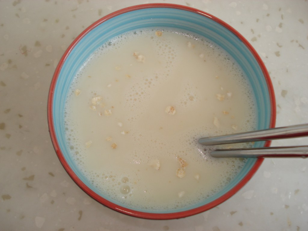 豆浆麦片咸粥步骤3