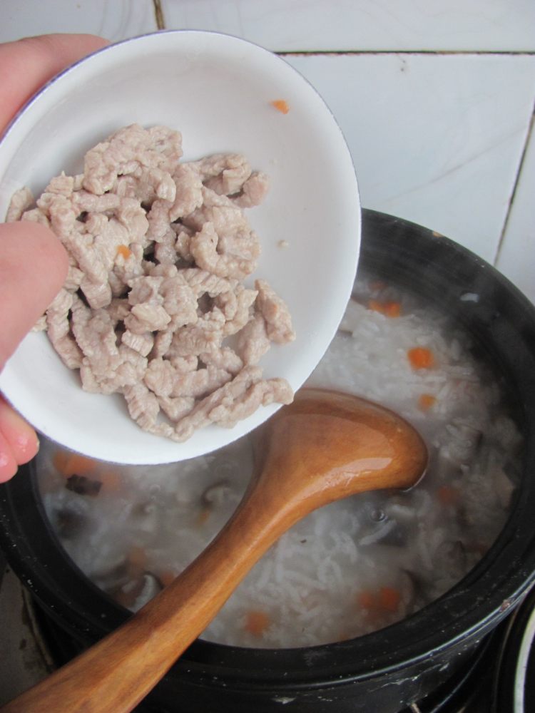 杂蔬瘦肉粥步骤13