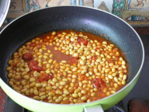 茄汁黄豆步骤5
