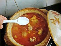 茄汁猪蹄炖黄豆步骤10