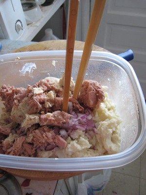 黄油土豆金枪排步骤5