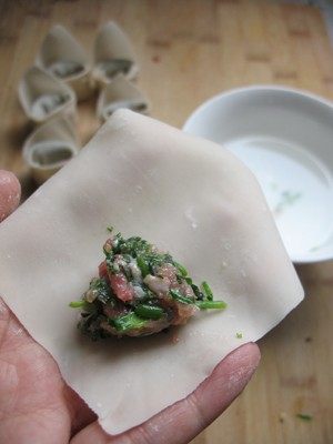 荠菜鲜肉馄饨步骤11