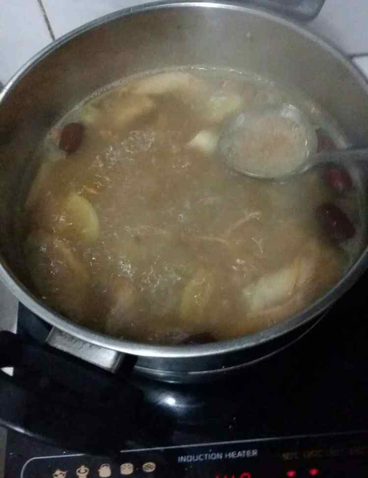 姜酒煲鸡汤步骤13