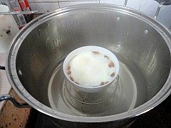 糯米酒枸杞蒸蛋步骤6