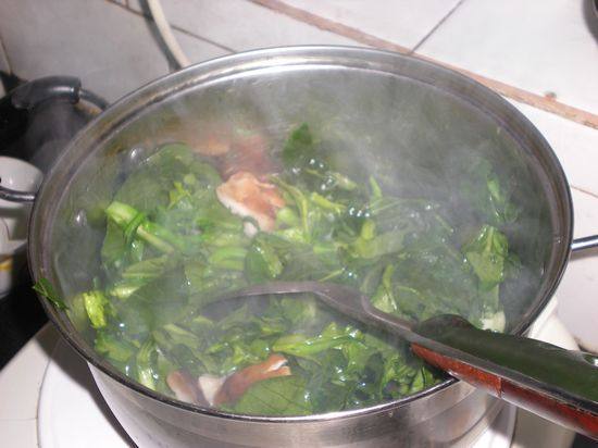 青菜蛋饺汤步骤5