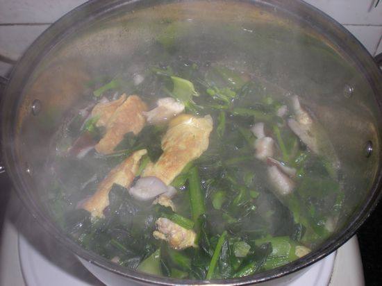 青菜蛋饺汤步骤10