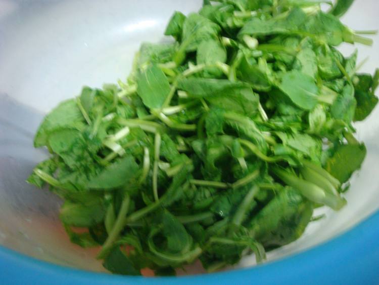 蒜末青菜步骤1