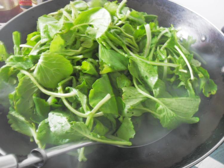 香菇青菜步骤3