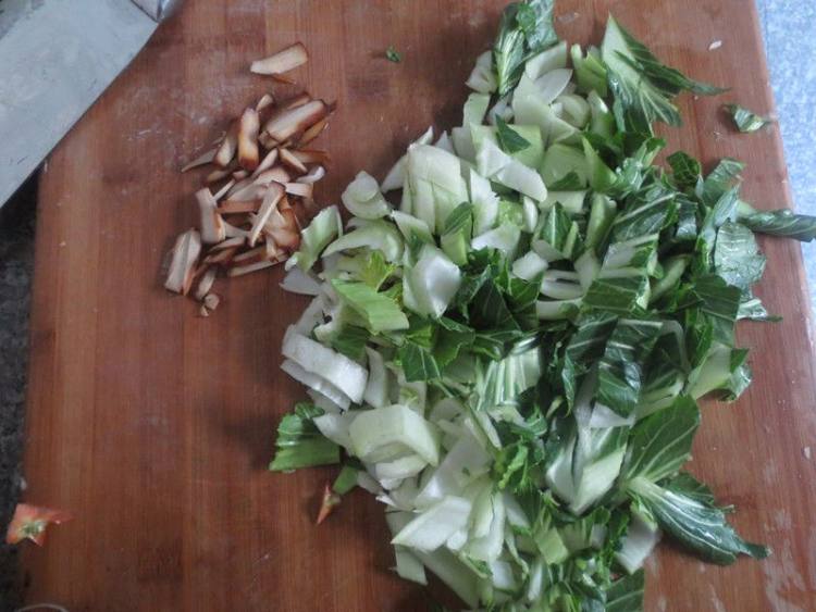 豆腐干大青菜步骤1