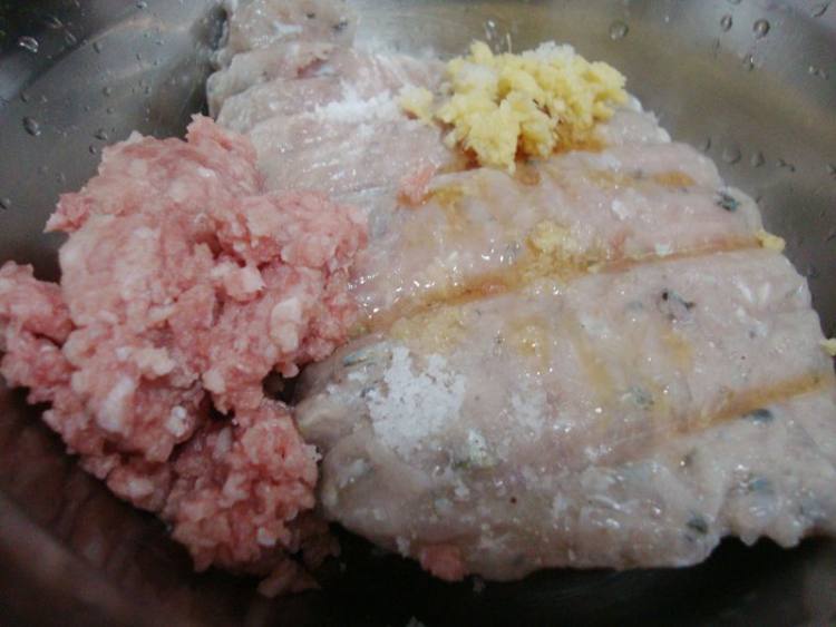 青菜鱼丸汤步骤1