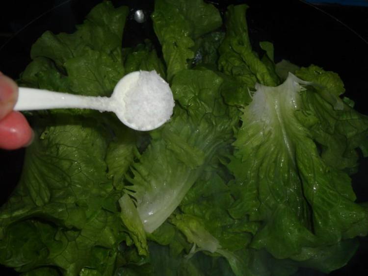 素炒青菜步骤3