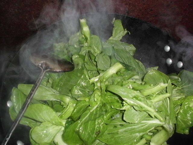 家常青菜柳步骤2
