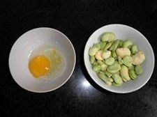 嫩豆瓣蛋花汤步骤1