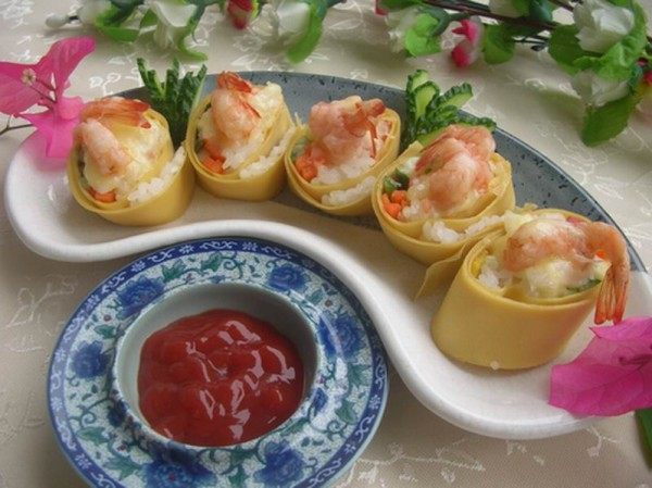 腐皮芝士焗虾步骤24